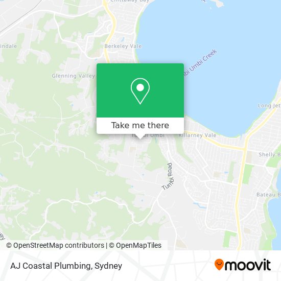 Mapa AJ Coastal Plumbing