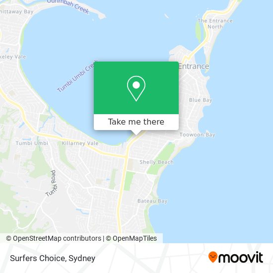 Surfers Choice map