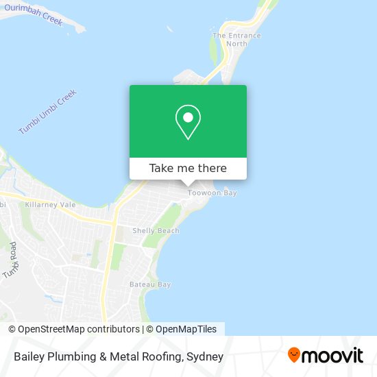 Mapa Bailey Plumbing & Metal Roofing