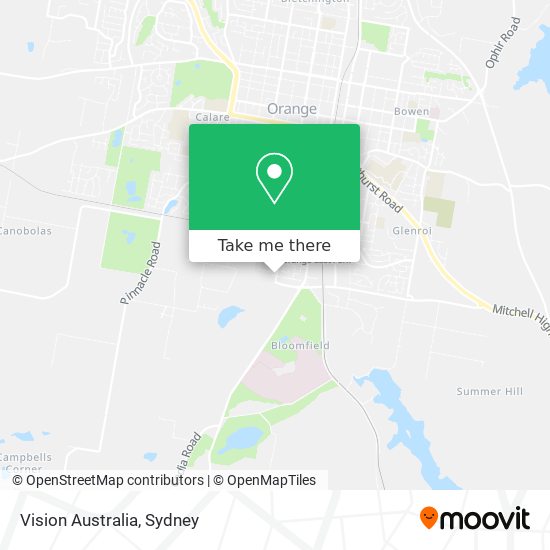 Vision Australia map