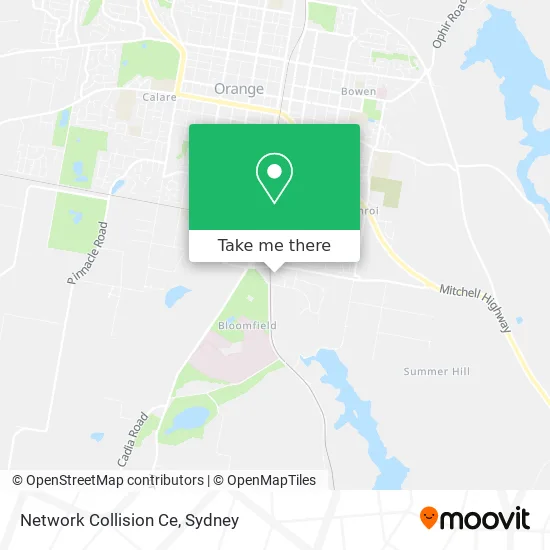 Mapa Network Collision Ce