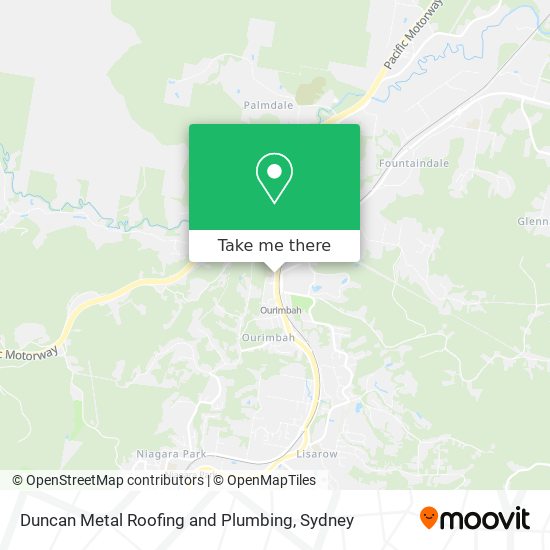 Duncan Metal Roofing and Plumbing map