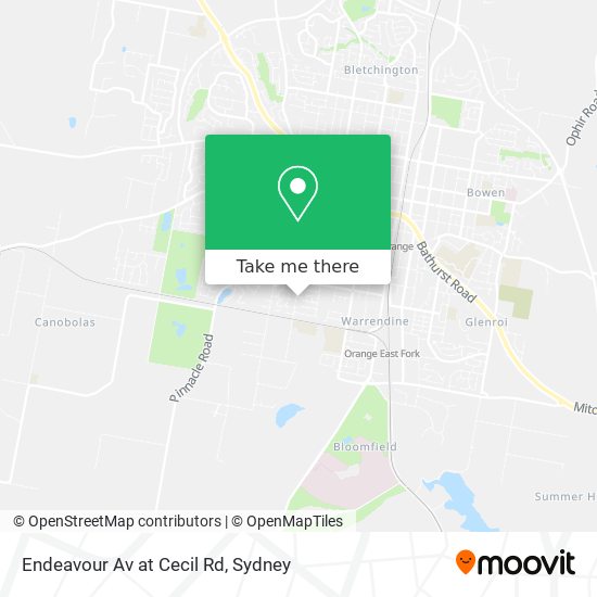 Endeavour Av at Cecil Rd map