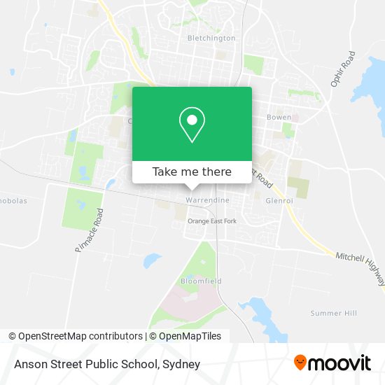 Mapa Anson Street Public School