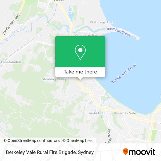 Berkeley Vale Rural Fire Brigade map