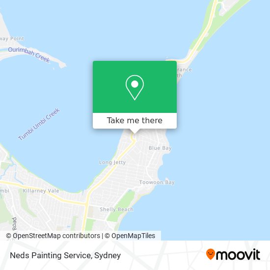 Neds Painting Service map