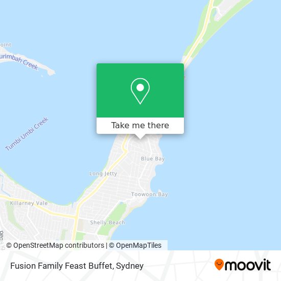 Fusion Family Feast Buffet map