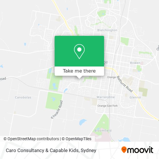 Caro Consultancy & Capable Kids map