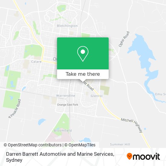 Mapa Darren Barrett Automotive and Marine Services