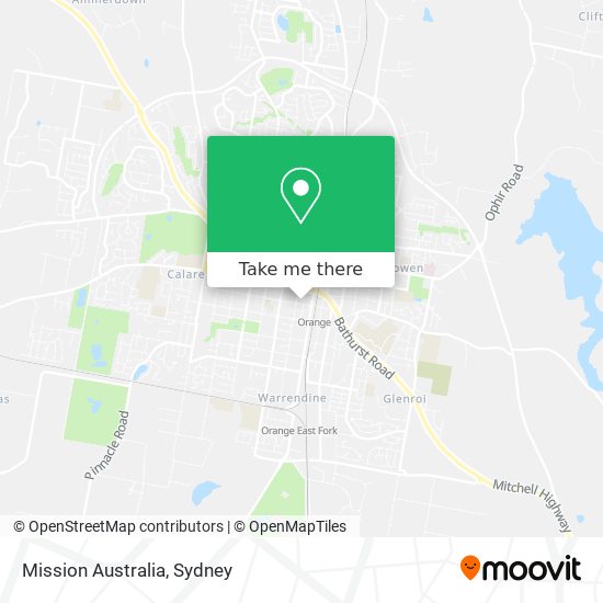 Mission Australia map