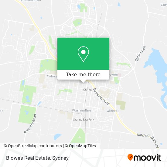 Blowes Real Estate map