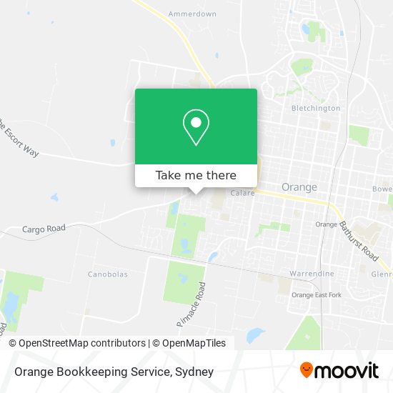 Orange Bookkeeping Service map