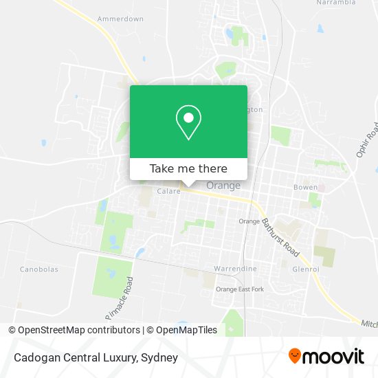 Cadogan Central Luxury map