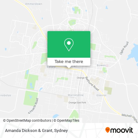 Amanda Dickson & Grant map