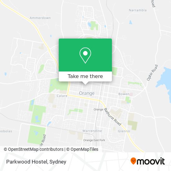 Parkwood Hostel map