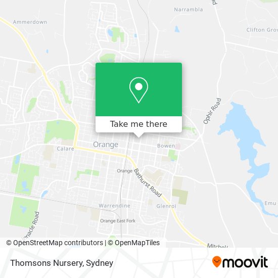 Thomsons Nursery map