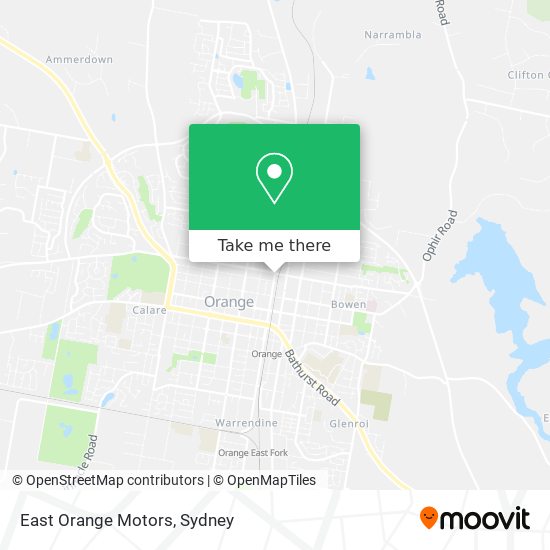 Mapa East Orange Motors