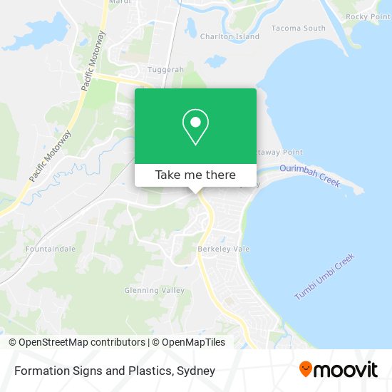 Mapa Formation Signs and Plastics