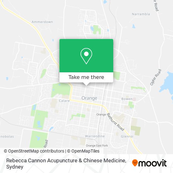 Rebecca Cannon Acupuncture & Chinese Medicine map