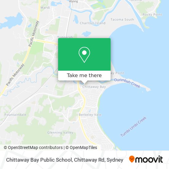 Chittaway Bay Public School, Chittaway Rd map