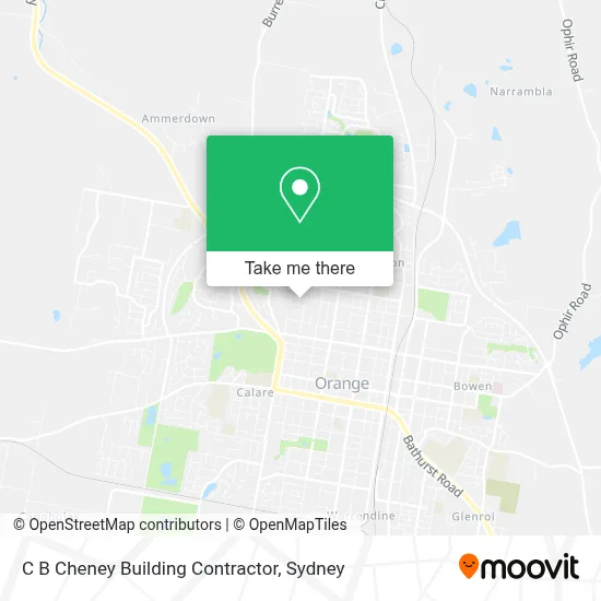 C B Cheney Building Contractor map