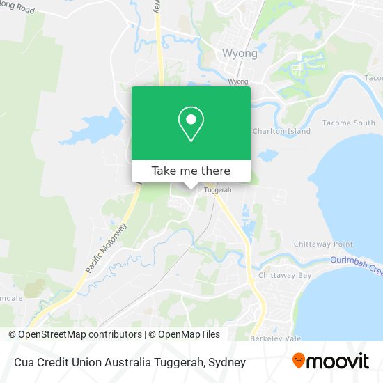 Cua Credit Union Australia Tuggerah map