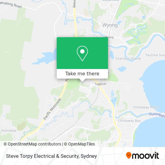 Steve Torpy Electrical & Security map