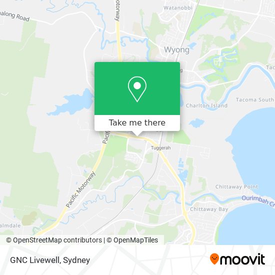 GNC Livewell map