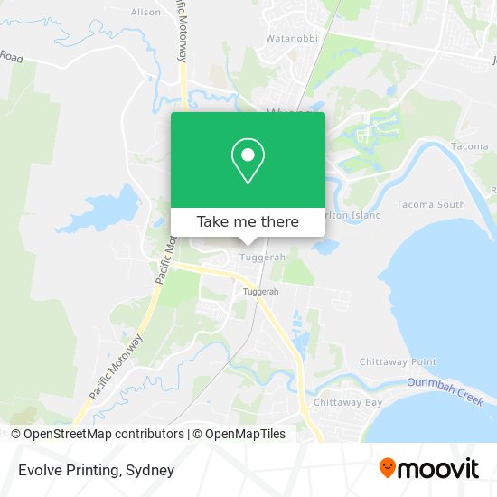 Mapa Evolve Printing