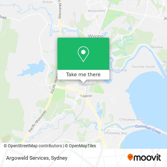 Mapa Argoweld Services