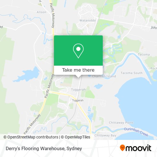 Derry's Flooring Warehouse map