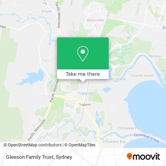 Gleeson Family Trust map