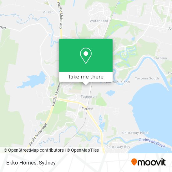 Ekko Homes map