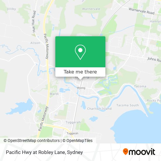 Pacific Hwy at Robley Lane map