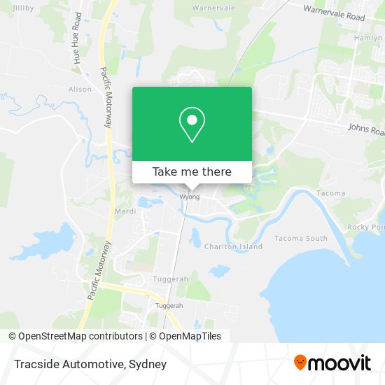 Tracside Automotive map