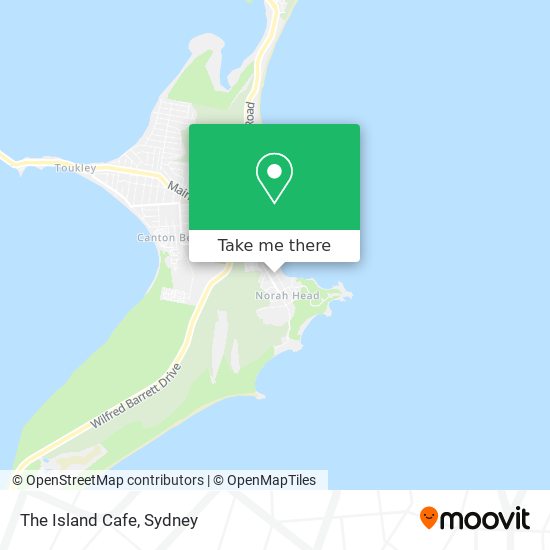 The Island Cafe map
