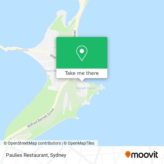 Paulies Restaurant map