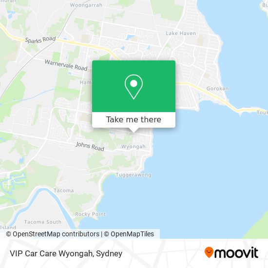 VIP Car Care Wyongah map