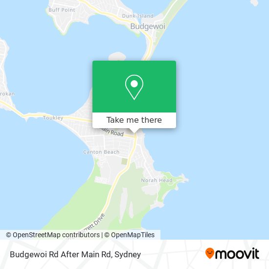 Budgewoi Rd After Main Rd map