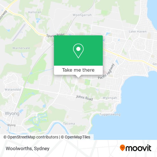 Woolworths map