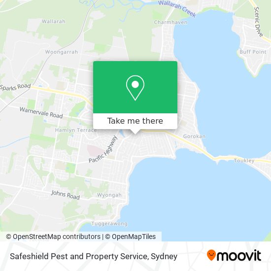 Safeshield Pest and Property Service map