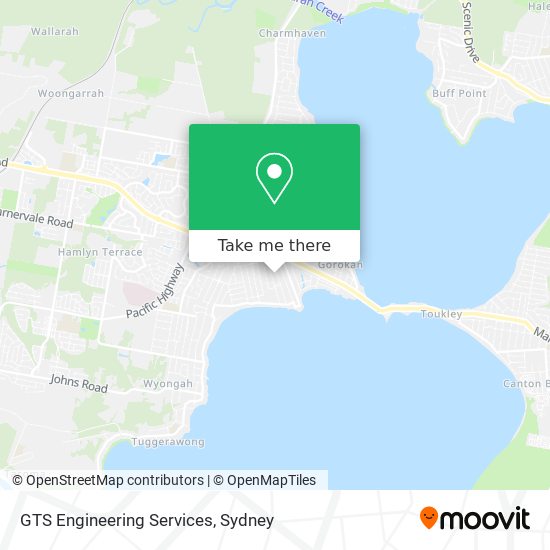 GTS Engineering Services map