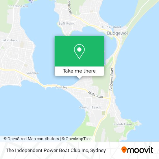 The Independent Power Boat Club Inc map