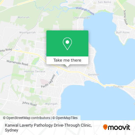 Mapa Kanwal Laverty Pathology Drive-Through Clinic