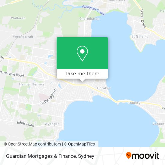 Mapa Guardian Mortgages & Finance