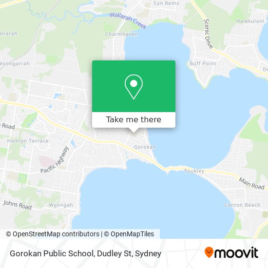 Gorokan Public School, Dudley St map