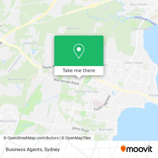 Business Agents map