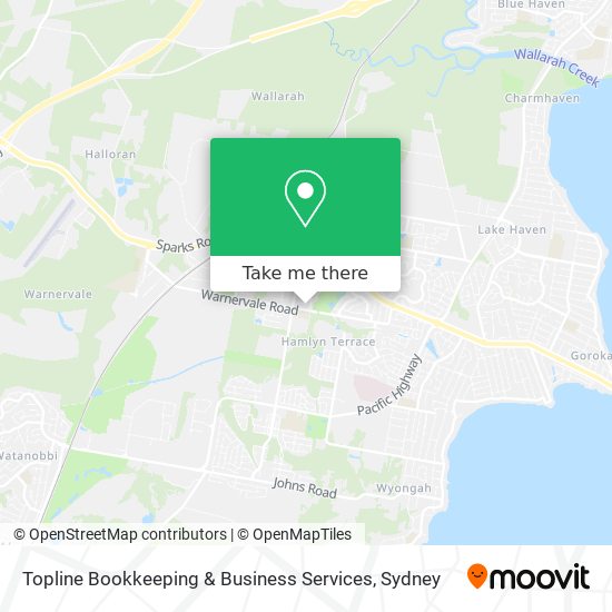 Mapa Topline Bookkeeping & Business Services