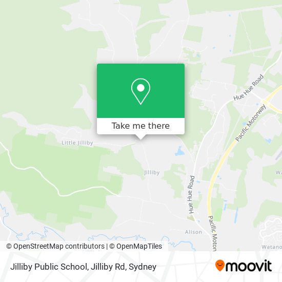 Mapa Jilliby Public School, Jilliby Rd