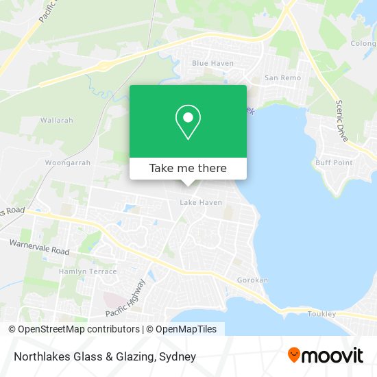 Northlakes Glass & Glazing map